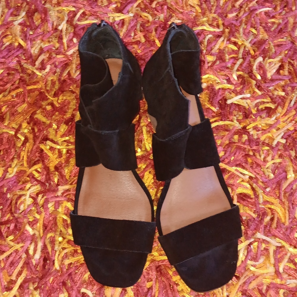 Lucky Brand Tammanee Suede Wedge Sandal